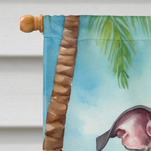Load image into Gallery viewer, Italian Greyhound Luau House Flag