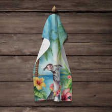 Load image into Gallery viewer, Italian Greyhound Luau Kitchen Towel