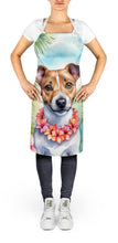 Load image into Gallery viewer, Jack Russell Terrier Luau Apron – Artist-Designed Kitchen, BBQ &amp; Craft Apron