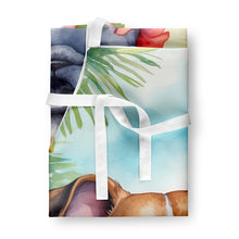 Load image into Gallery viewer, Jack Russell Terrier Luau Apron – Artist-Designed Kitchen, BBQ &amp; Craft Apron