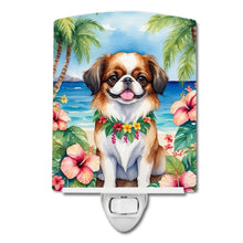 Load image into Gallery viewer, Japanese Chin Luau Ceramic Night Light