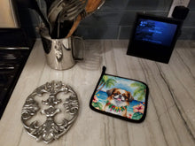 Load image into Gallery viewer, Japanese Chin Luau Pot Holders - Set of 2 Decorative Kitchen Helpers | Made in the USA