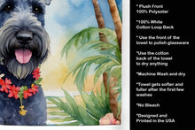 Load image into Gallery viewer, Kerry Blue Terrier Luau Kitchen Towel