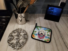 Load image into Gallery viewer, Komondor Luau Pot Holders - Set of 2 Decorative Kitchen Helpers | Made in the USA