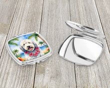 Load image into Gallery viewer, Komondor Luau Compact Mirror – Stylish Purse Mirror with Artistic Covers