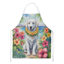 Load image into Gallery viewer, Kuvasz Luau Apron – Artist-Designed Kitchen, BBQ &amp; Craft Apron
