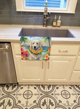 Load image into Gallery viewer, Kuvasz Luau Kitchen Towel