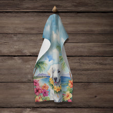 Load image into Gallery viewer, Kuvasz Luau Kitchen Towel