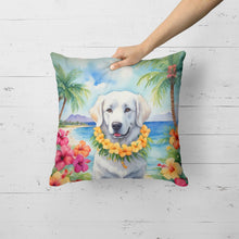 Load image into Gallery viewer, Kuvasz Luau Throw Pillow