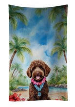 Load image into Gallery viewer, Labradoodle Luau Kitchen Towel