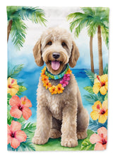 Load image into Gallery viewer, Labradoodle Luau House Flag