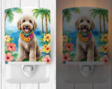 Load image into Gallery viewer, Labradoodle Luau Ceramic Night Light
