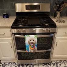 Load image into Gallery viewer, Labradoodle Luau Kitchen Towel