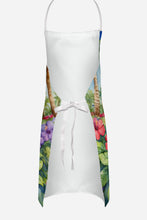 Load image into Gallery viewer, Black Labrador Retriever Luau Apron – Artist-Designed Kitchen, BBQ &amp; Craft Apron