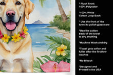 Load image into Gallery viewer, Yellow Labrador Retriever Luau Kitchen Towel