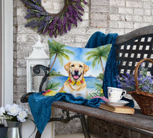 Load image into Gallery viewer, Yellow Labrador Retriever Luau Throw Pillow