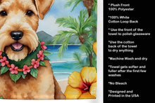 Load image into Gallery viewer, Lakeland Terrier Luau Kitchen Towel
