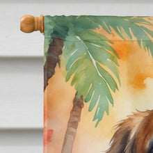 Load image into Gallery viewer, Leonberger Luau House Flag