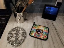Load image into Gallery viewer, Leonberger Luau Pot Holders - Set of 2 Decorative Kitchen Helpers | Made in the USA