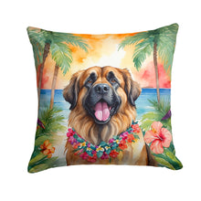Load image into Gallery viewer, Leonberger Luau Throw Pillow