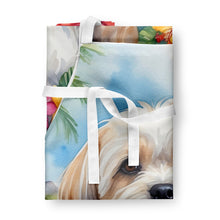 Load image into Gallery viewer, Lhasa Apso Luau Apron – Artist-Designed Kitchen, BBQ &amp; Craft Apron
