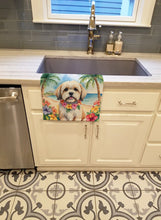 Load image into Gallery viewer, Lhasa Apso Luau Kitchen Towel