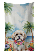 Load image into Gallery viewer, Lhasa Apso Luau Kitchen Towel