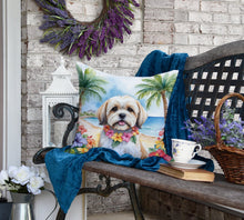 Load image into Gallery viewer, Lhasa Apso Luau Throw Pillow