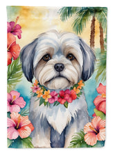 Load image into Gallery viewer, Lhasa Apso Luau House Flag
