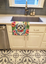 Load image into Gallery viewer, Lhasa Apso Luau Kitchen Towel