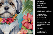 Load image into Gallery viewer, Lhasa Apso Luau Kitchen Towel