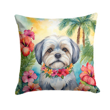 Load image into Gallery viewer, Lhasa Apso Luau Throw Pillow