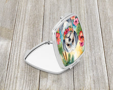 Load image into Gallery viewer, Lhasa Apso Luau Compact Mirror – Stylish Purse Mirror with Artistic Covers