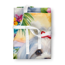 Load image into Gallery viewer, Maltese Luau Apron – Artist-Designed Kitchen, BBQ &amp; Craft Apron