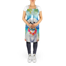 Load image into Gallery viewer, Maltese Luau Apron – Artist-Designed Kitchen, BBQ &amp; Craft Apron