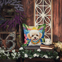 Load image into Gallery viewer, Maltipoo Luau Throw Pillow