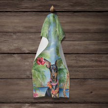 Load image into Gallery viewer, Manchester Terrier Luau Kitchen Towel