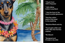 Load image into Gallery viewer, Manchester Terrier Luau Kitchen Towel