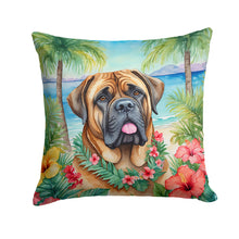 Load image into Gallery viewer, Mastiff Luau Throw Pillow