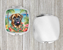 Load image into Gallery viewer, Mastiff Luau Compact Mirror – Stylish Purse Mirror with Artistic Covers