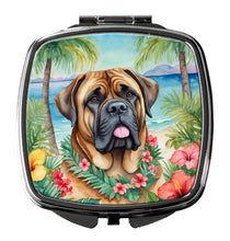 Load image into Gallery viewer, Mastiff Luau Compact Mirror – Stylish Purse Mirror with Artistic Covers