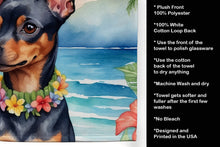 Load image into Gallery viewer, Miniature Pinscher Luau Kitchen Towel