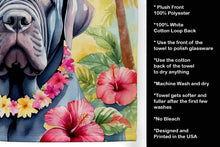 Load image into Gallery viewer, Neapolitan Mastiff Luau Kitchen Towel