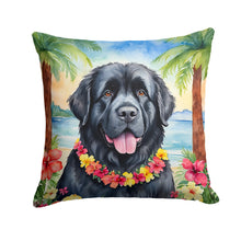 Load image into Gallery viewer, Newfoundland Luau Throw Pillow - 14x14 Decorative Pillow – Art for Your Home &amp; Patio