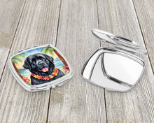 Load image into Gallery viewer, Newfoundland Luau Compact Mirror – Stylish Purse Mirror with Artistic Covers