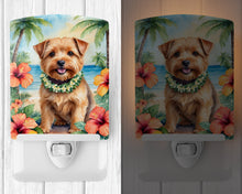 Load image into Gallery viewer, Norfolk Terrier Luau Ceramic Night Light