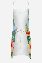 Load image into Gallery viewer, Norwegian Elkhound Luau Apron – Artist-Designed Kitchen, BBQ &amp; Craft Apron