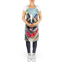 Load image into Gallery viewer, Norwegian Elkhound Luau Apron – Artist-Designed Kitchen, BBQ &amp; Craft Apron