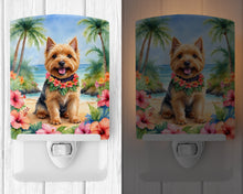 Load image into Gallery viewer, Norwich Terrier Luau Ceramic Night Light
