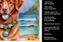 Load image into Gallery viewer, Nova Scotia Duck Tolling Retriever Luau Kitchen Towel